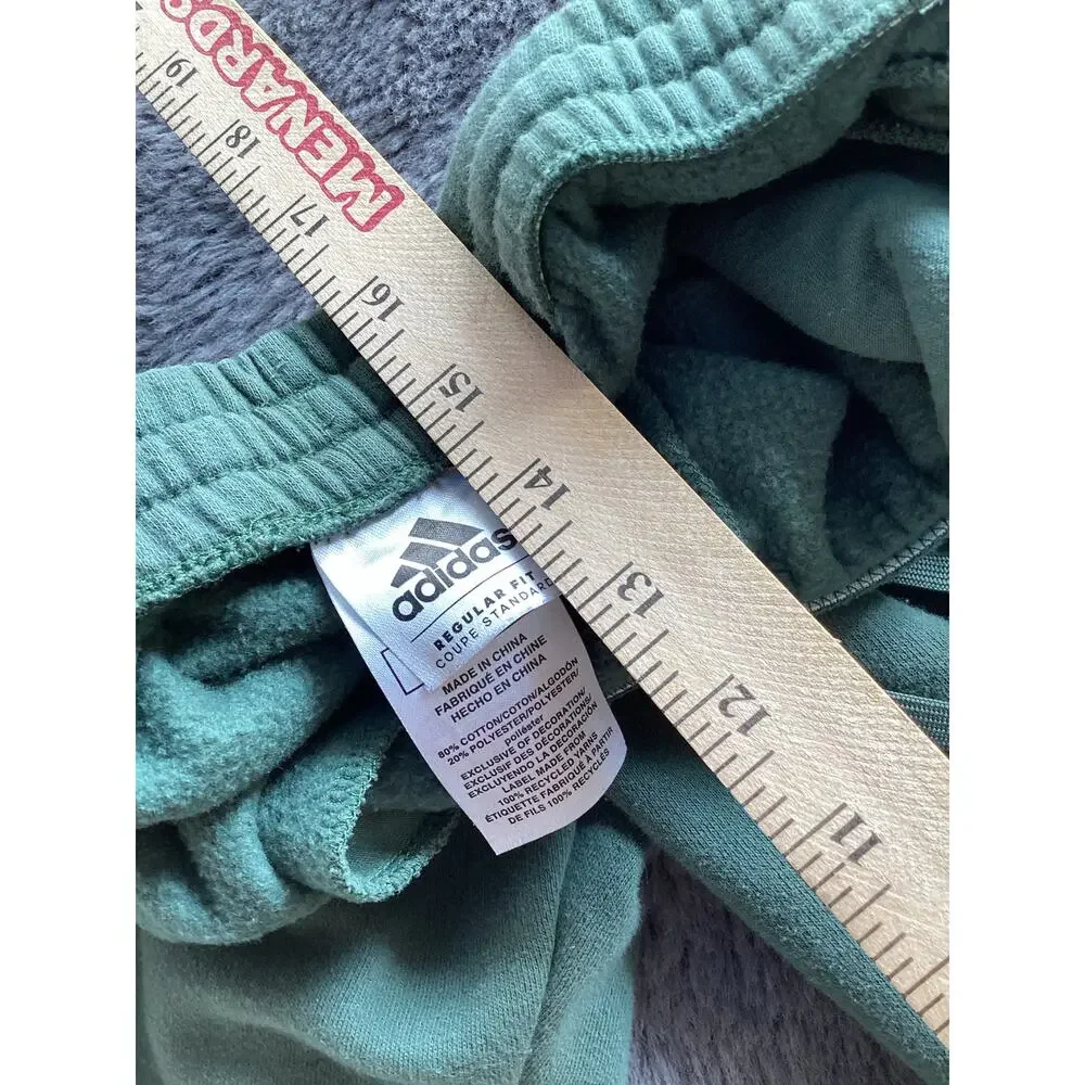 Adidas Boys 3-Stripes Regular Fit‎ Cargo Joggers Pants Green Size Medium 10/12